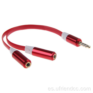 Cable de audio estéreo de micrófono y auriculares